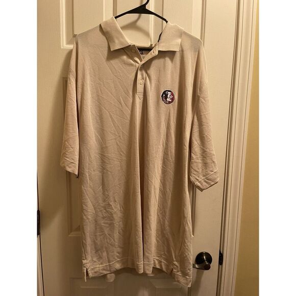 Cutter & Buck Other - Florida State Seminoles Adult Polo Shirt XXL Mens "Gold" W/ Logo FSU‎